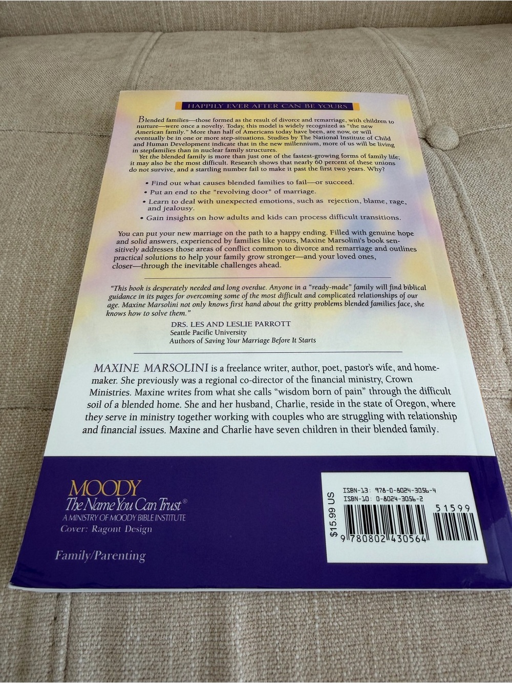 Blended Families by Maxine Marsolini – Christian Marriage & Parenting Book
